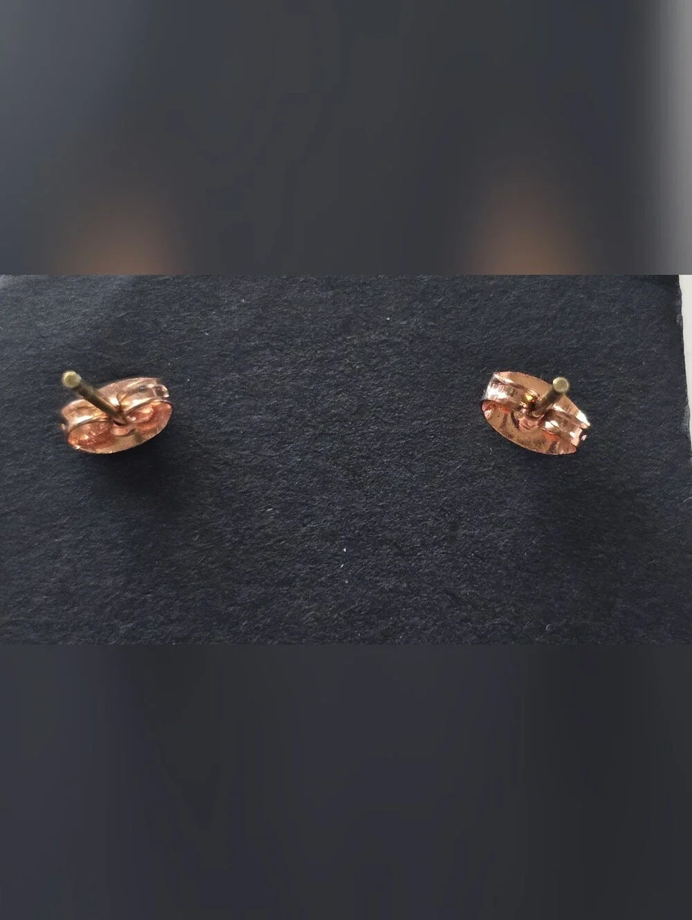 Green Turquoise Copper Stud Earrings, Southwestern
